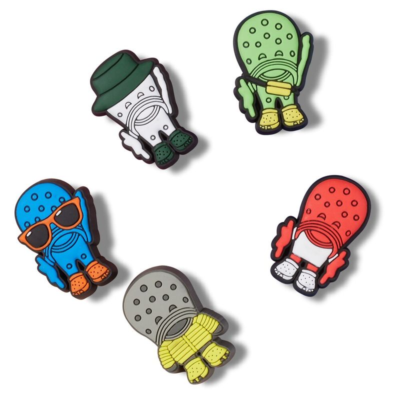 Jibbitz™ Pequeno Classic Roupas Pack com 5 Peças