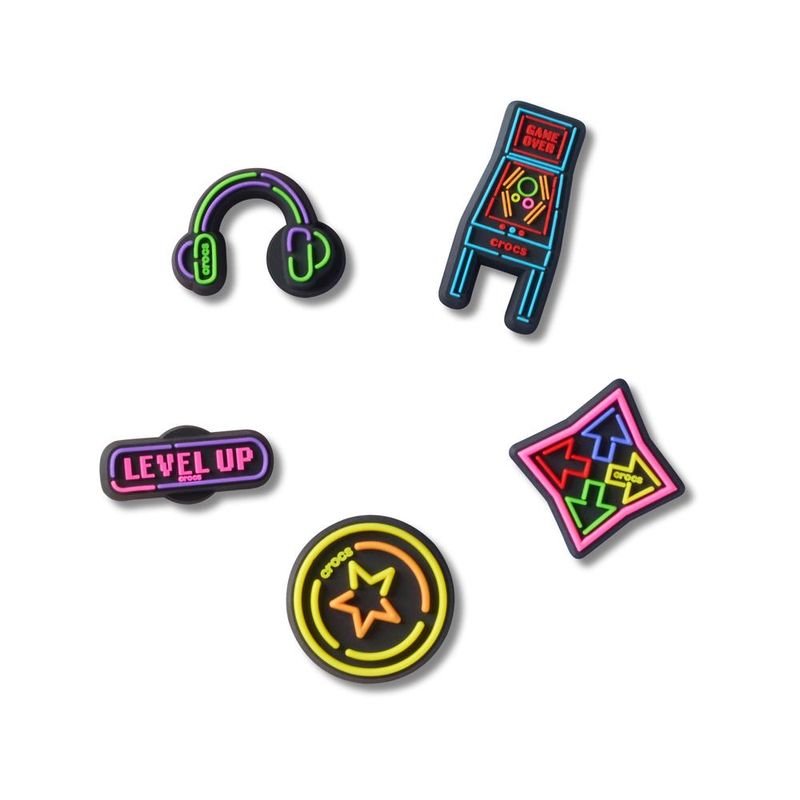 Jibbitz™ Level UP Gamer Pack Com 5 Peças UNICO - imagem 1