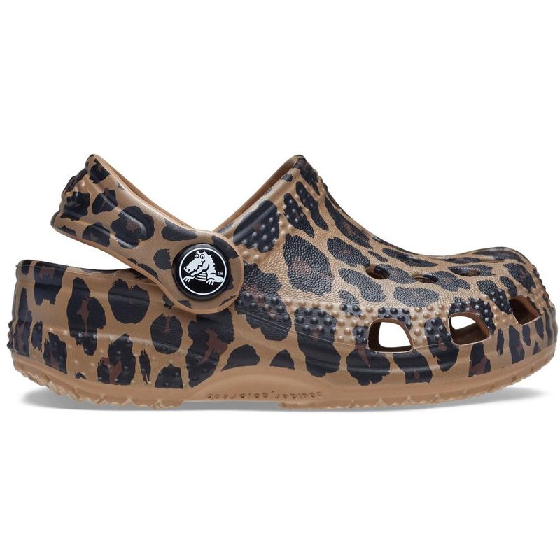 Sandália Crocs Littles Animal Clog Kids SEPIA/LEOPARD