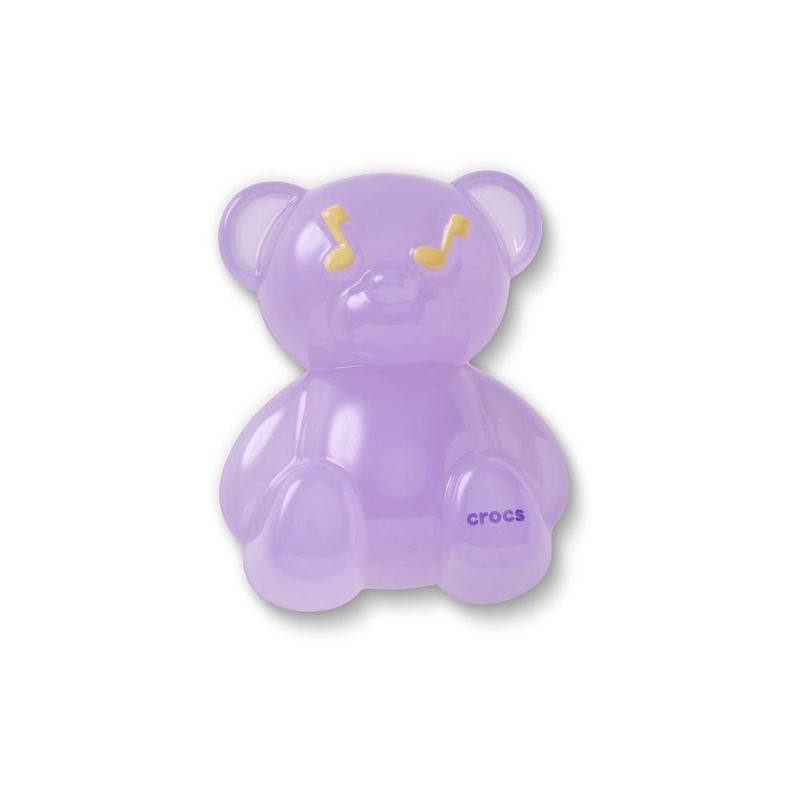 Jibbitz™ Urso do Festival Roxo UNICO