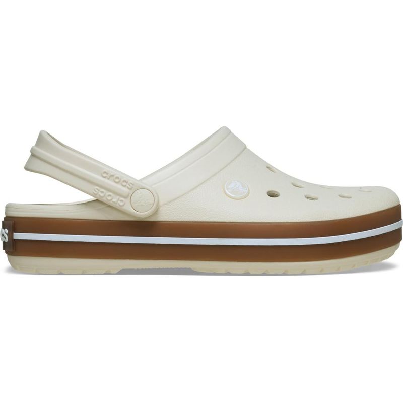 Sandália Crocs Crocband Gum Clog Juvenil SUMMIT WHITE