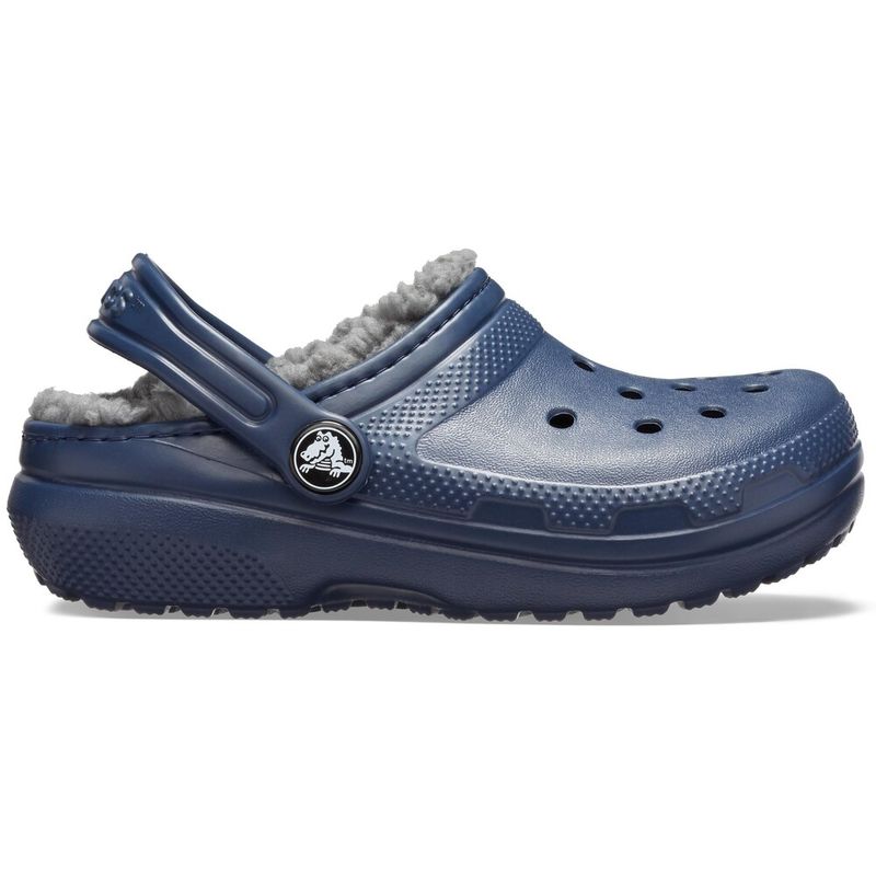 Sandália Crocs Classic Lined Clog Infanto Juvenil
 NAVY/CHARCOAL