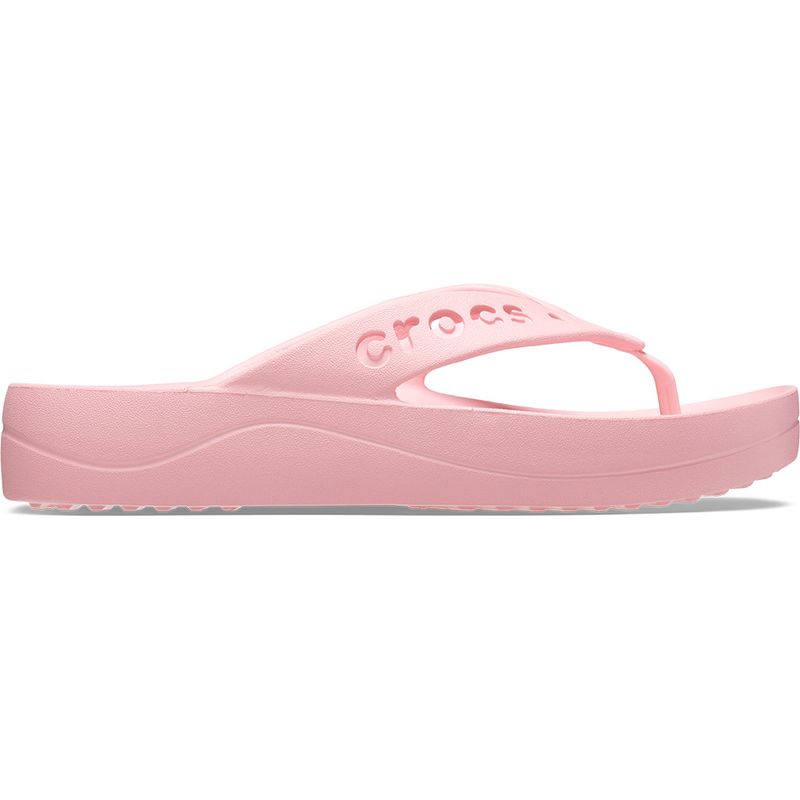 Chinelo Crocs Baya Platform Flip PETAL PINK