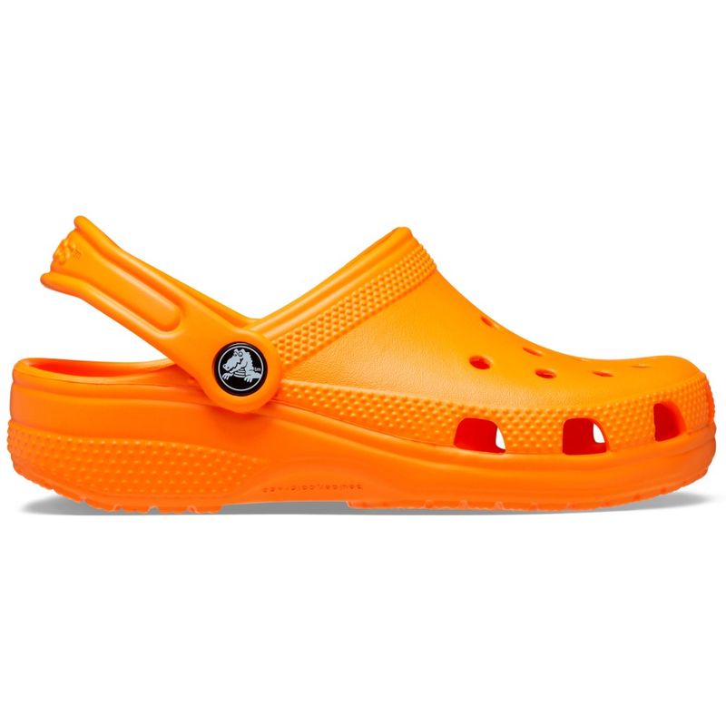 Sandália Crocs Classic Clog Infantil ORANGE ZING