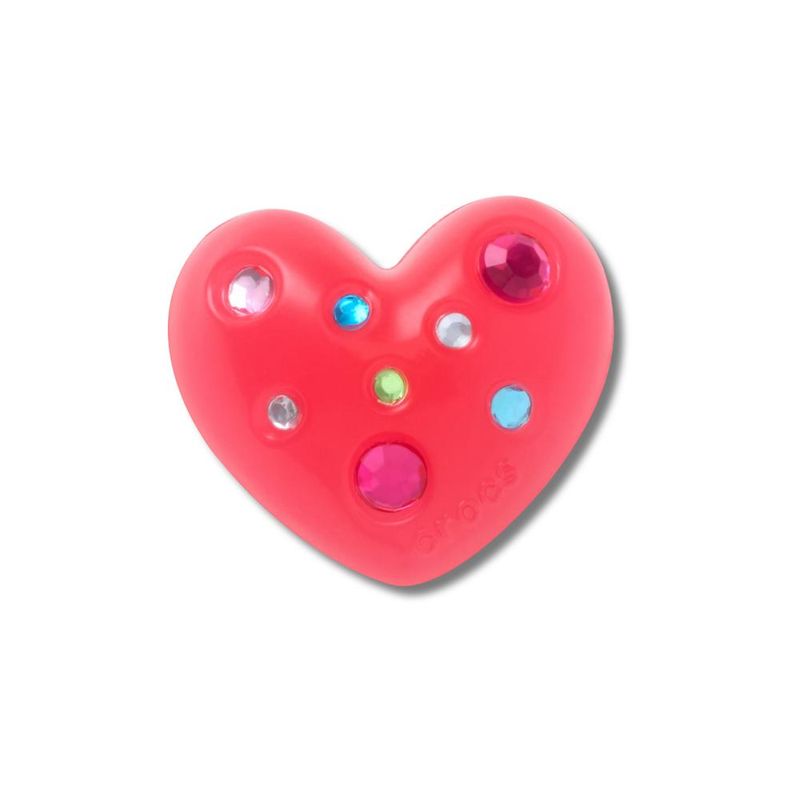 Jibbitz™ Coração Delicado Com Gemas UNICO - imagem 1