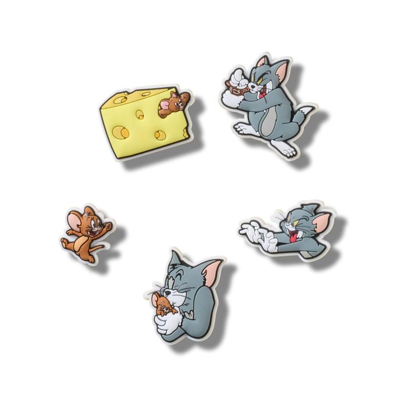 Jibbitz™ Tom and Jerry Pack com 5 Peças UNICO