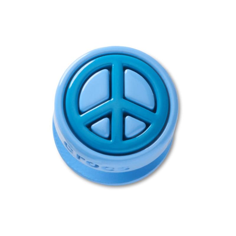 Jibbitz™ Ícone de Sinal da Paz Azul UNICO