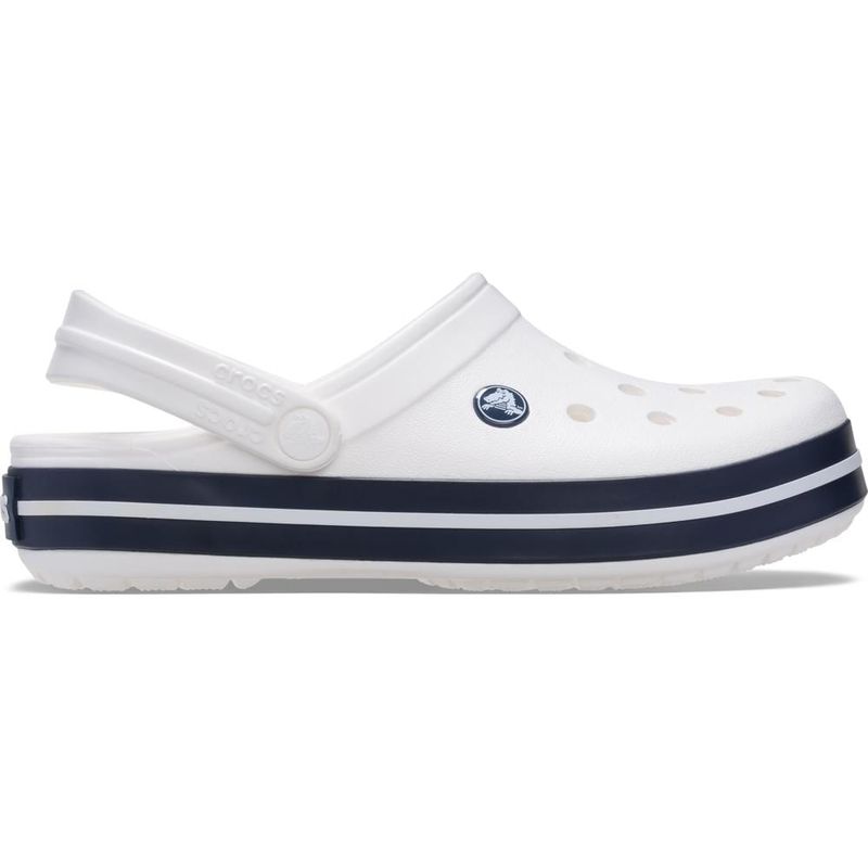 Sandália Crocs Crocband Clog Juvenil WHITE/NAVY