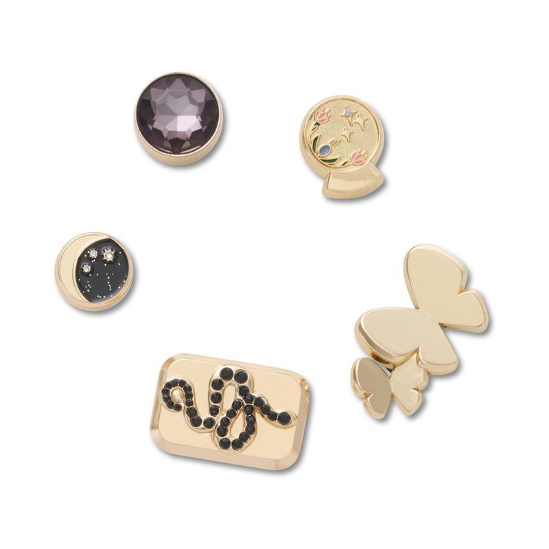 Jibbitz™ Celestial Dourado Pack Com 5 Peças UNICO - imagem 1