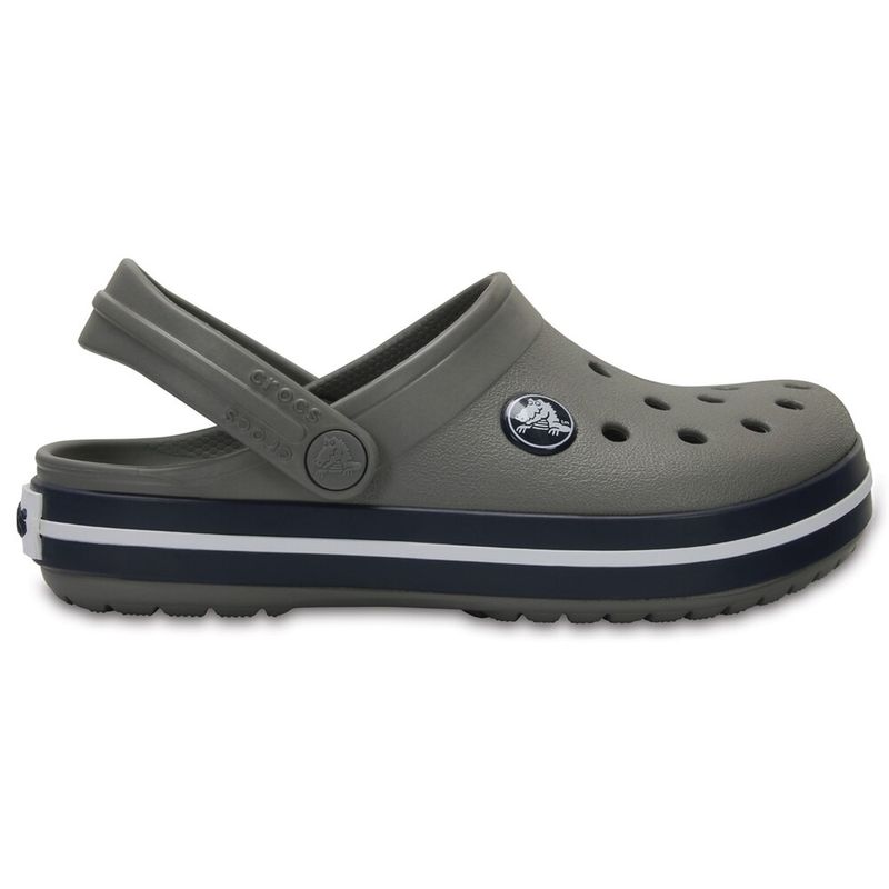 Sandália Crocs Crocband Clog Infanto Juvenil SMOKE/NAVY