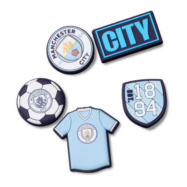 Jibbitz™ Manchester City Pack com 5 peças