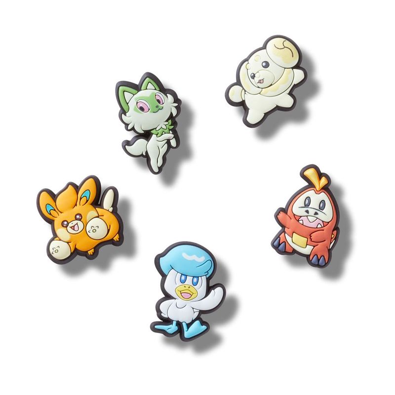 Jibbitz™ Pokemon Paldea Pack Com 5 Peças UNICO
