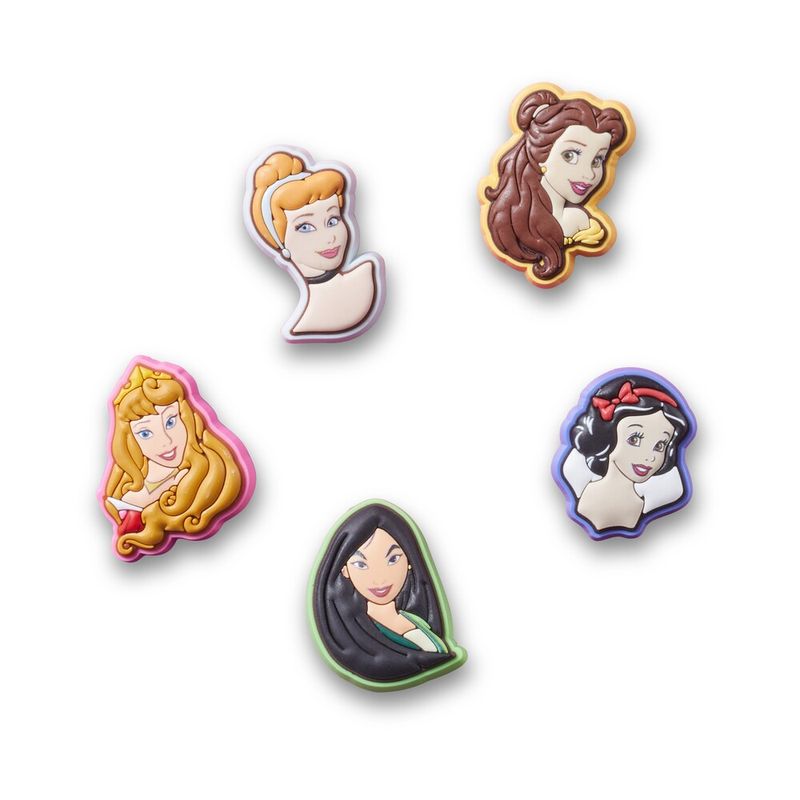 Jibbitz™ Princesas da Disney Moderna Pack Com 5 Peças UNICO