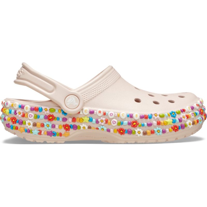 Sandália Crocs Beaded Band Clog Infantil QUARTZ