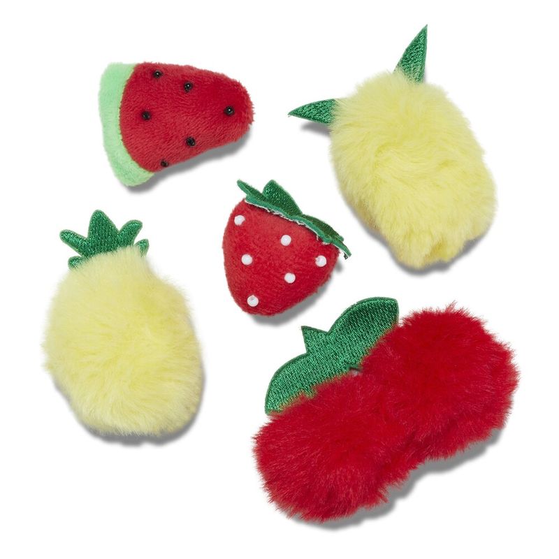Jibbitz™ Salada de Fruta Pom Pom - Pack com 5 Peças