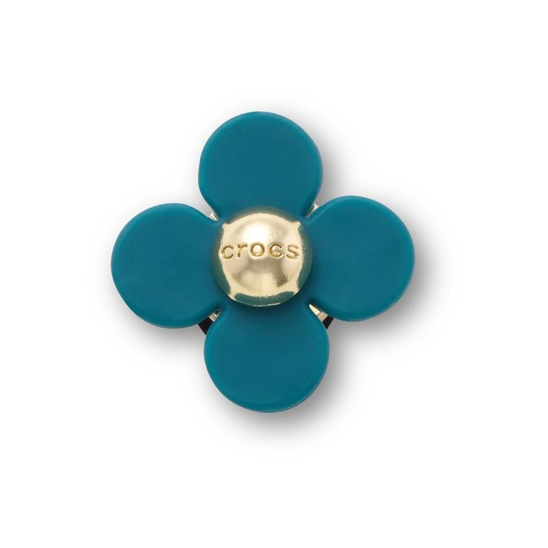 Jibbitz™ Flor Giratória Azul Retrô UNICO - imagem 1