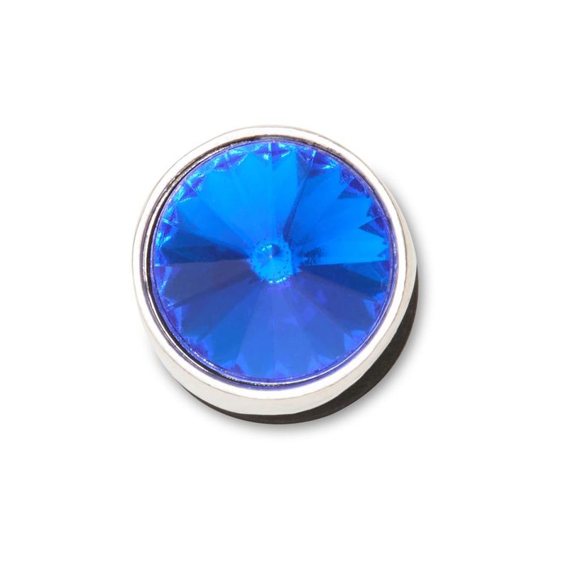 Jibbitz™ Pino Prata Com Gema Azul UNICO - imagem 1