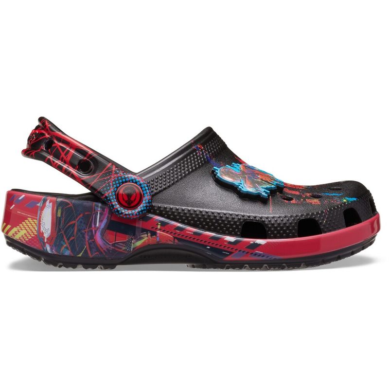 Sandália Crocs Spider-Verse Miles Classic Clog Juvenil MULTI