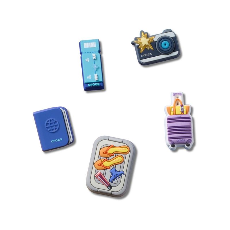 Jibbitz™ Essenciais de Viagem Pack Com 5 Peças UNICO - imagem 1