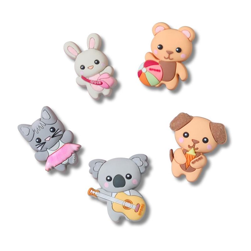 Jibbitz™ Amigos Animais Fofinhos Pack Com 5 Peças UNICO