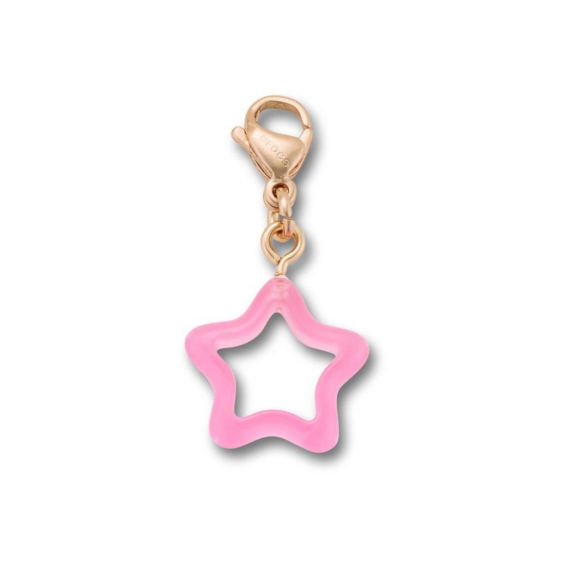 Jibbitz™ Pingente Estrela Rosa Retrô UNICO