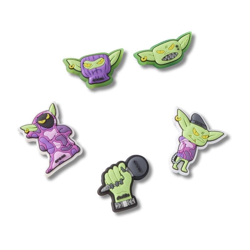 Jibbitz™ Gremlin e Goblin Pack Com 5 Peças UNICO - imagem 1