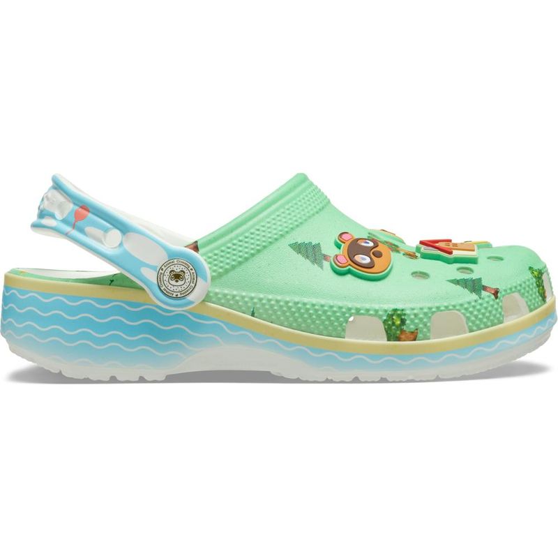 Sandália Crocs Animal Crossing Classic Clog Juvenil MULTI