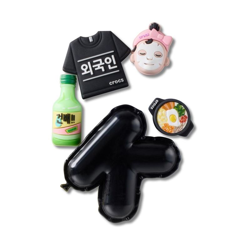 Jibbitz™ Essenciais da Coreia Pack Com 5 Peças UNICO - imagem 1