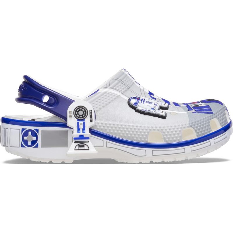 Sandália Crocs Star Wars R2D2 Classic Clog Juvenil MULTI