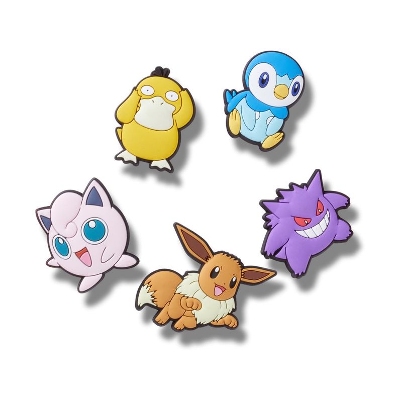 Jibbitz™ Pokemon Pack com 5 Peças UNICO