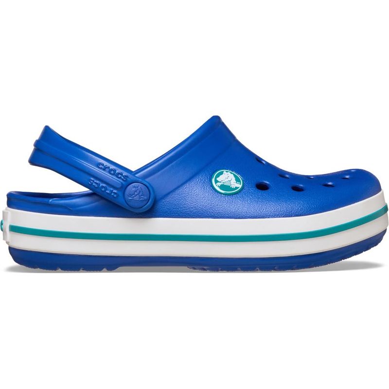Sandália Crocs Crocband Clog Infantil BLUE BOLT/TURBO TEAL