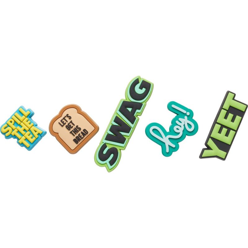 Jibbitz™ Frases Pack com 5 Peças