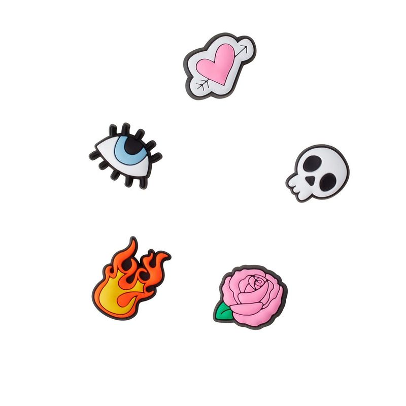 Jibbitz™ Hand Drawn Symbols Pack com 5 Peças