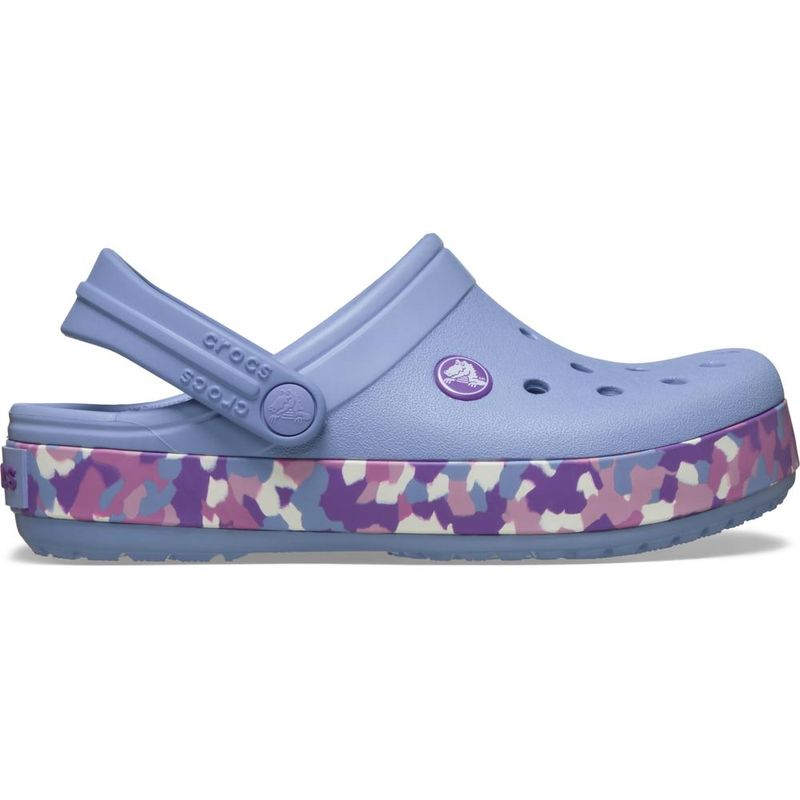 Crocband Glow Confetti Band Clog Juvenil