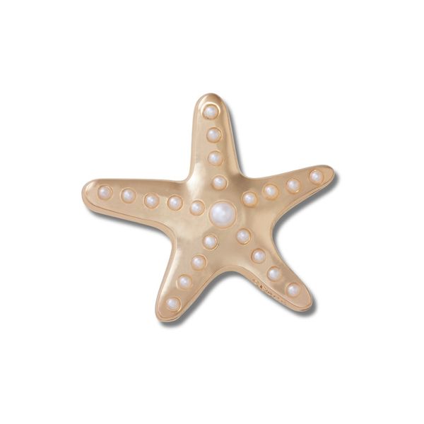 Jibbitz™ Estrela do Mar Dourada com Pérolas UNICO - imagem 1