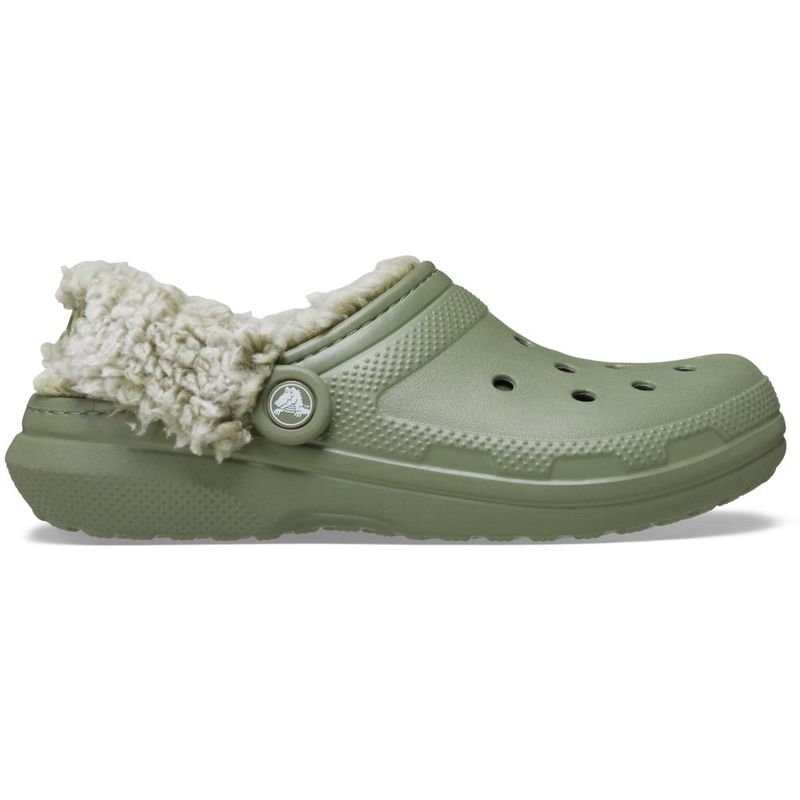Sandália Crocs Classic Fleece Lined Clog CARGO