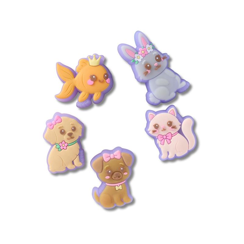 Jibbitz™ Pet Princess Com Led Pack Com 5 Peças UNICO - imagem 1
