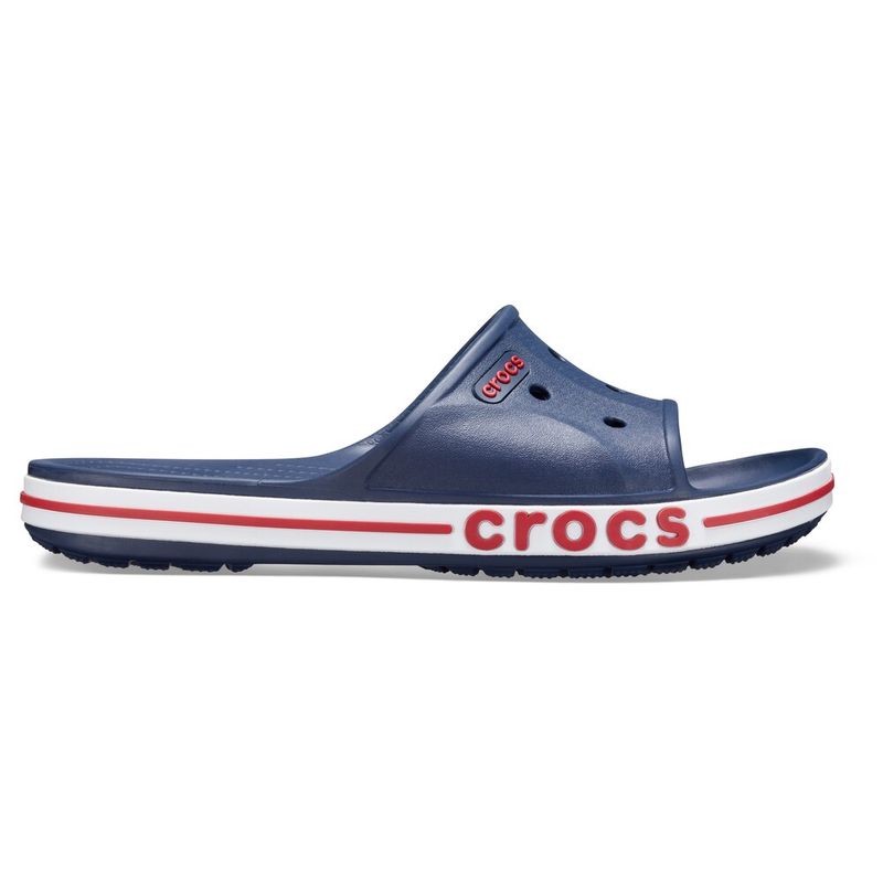 Chinelo Crocs Bayaband Slide NAVY/PEPPER