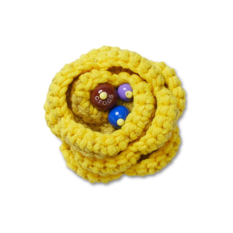 Flor de Crochê Amarela - imagem 1