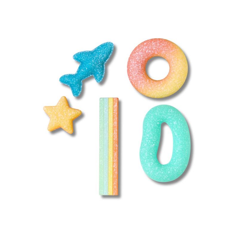 Jibbitz™ Balas Coloridas Pack Com 5 Peças UNICO
