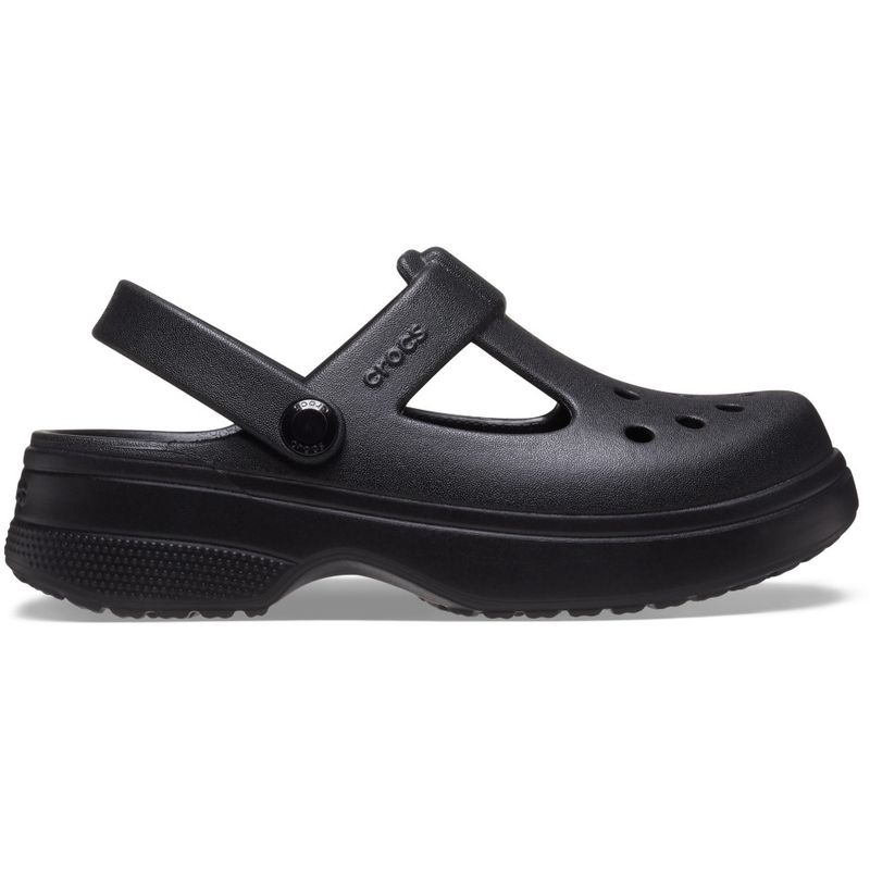 Sandália Crocs Classic Y Jane Clog Juvenil BLACK