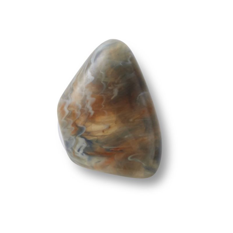 Jibbitz™ Pedra de Mármore Artesanal Pequena UNICO - imagem 1