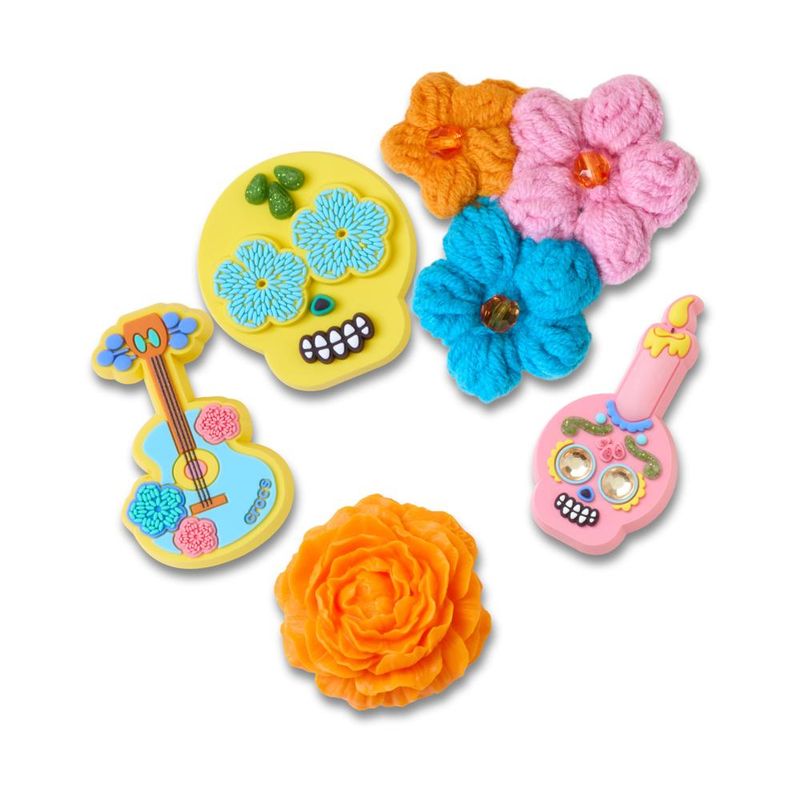 Jibbitz™ Dia de Los Muertos Pack Com 5 Peças UNICO