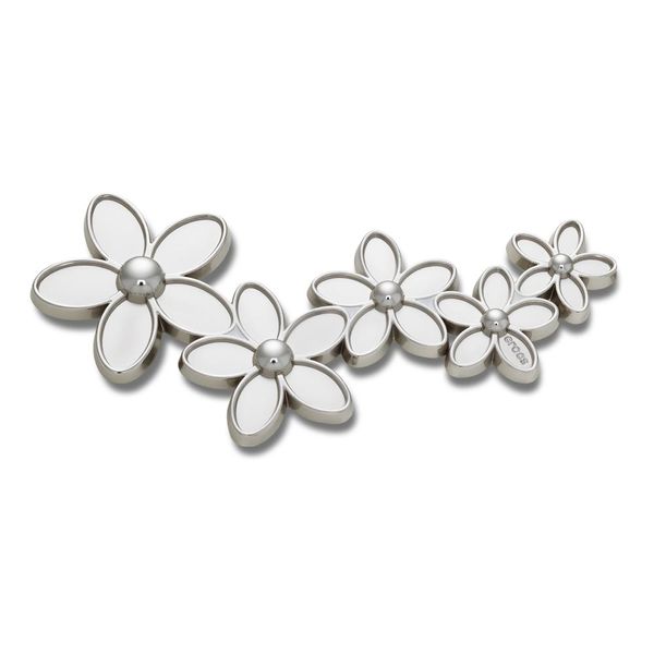 Jibbitz™ Mega Agrupamento De Flores Prateadas UNICO - imagem 1