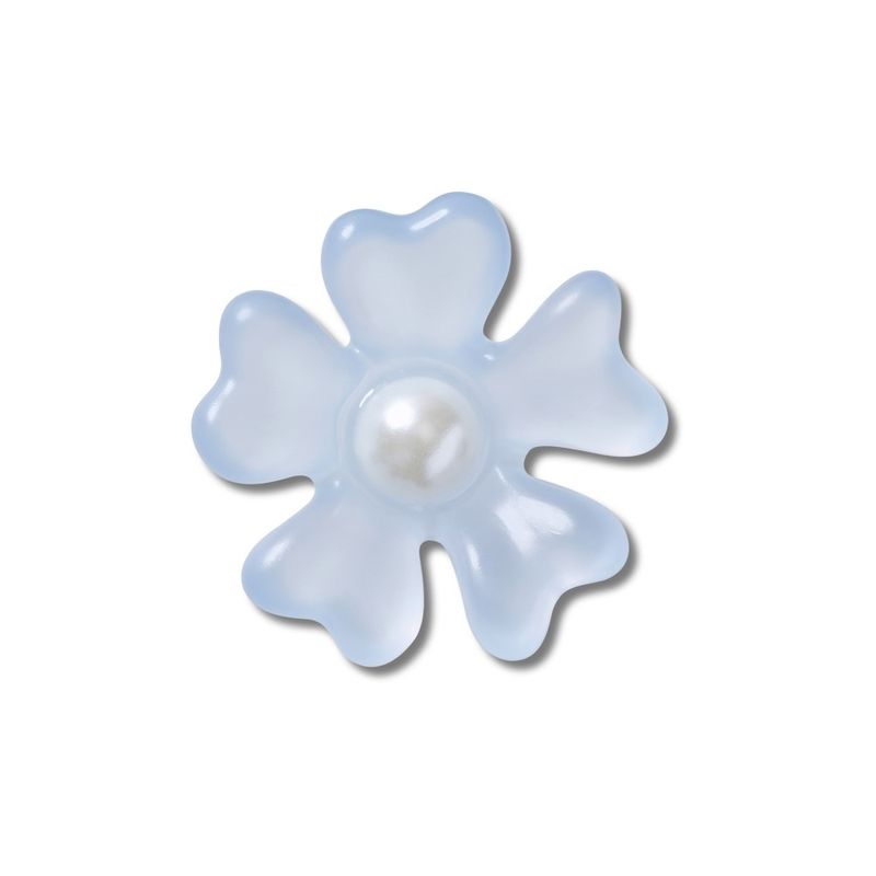 Flor Azul com Pérola - imagem 1