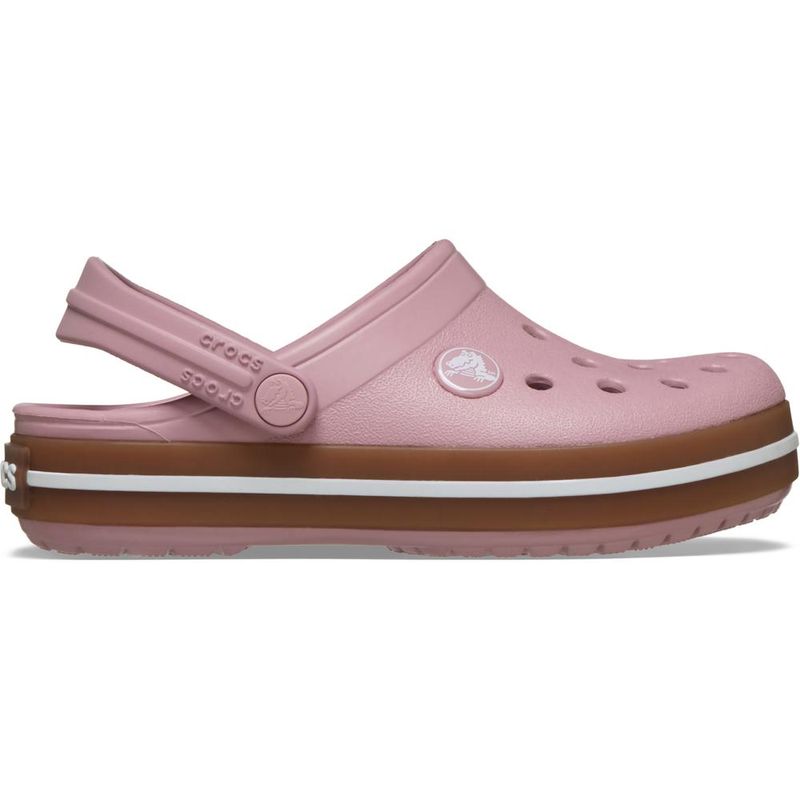 Sandália Crocs Crocband Gum Clog Infantil MAUVE/GUM