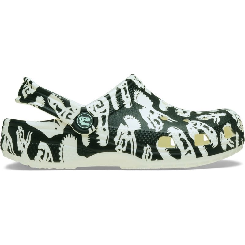 Sandália Crocs Classic Glow Dino Clog Juvenil GLOW GREEN