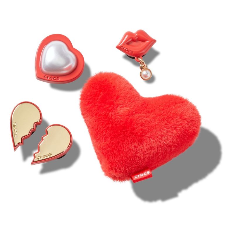 Jibbitz™ Dia dos Namorados Pack com 5 Peças UNICO