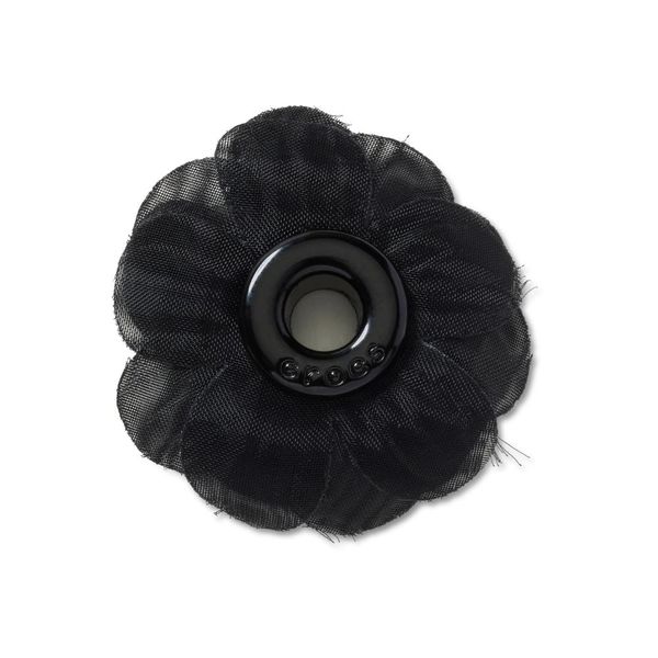 Jibbitz™ Ilhós de Chiffon Preto UNICA - imagem 1