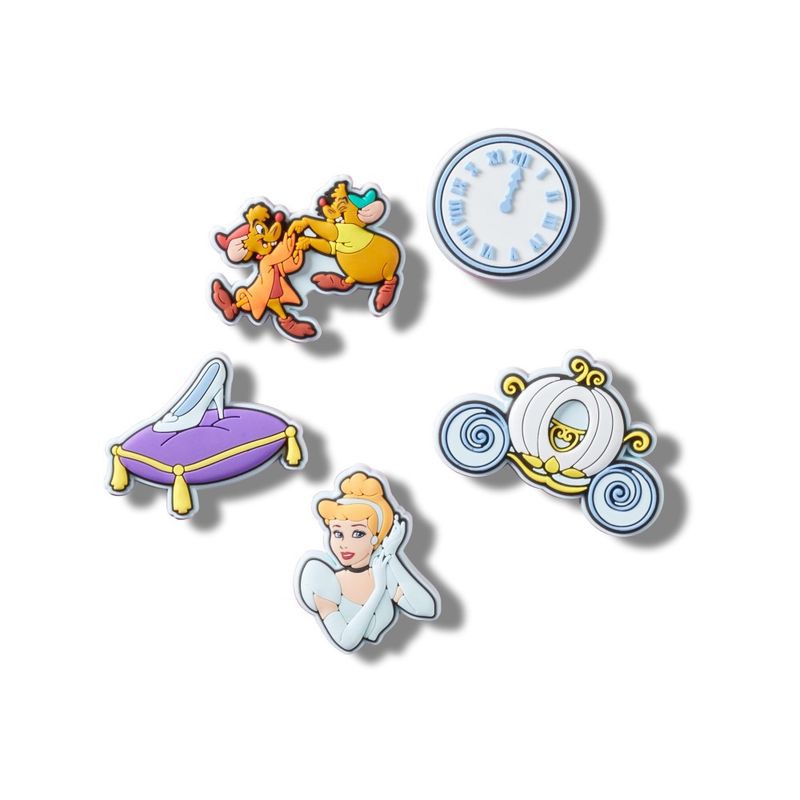 Jibbitz™ Cinderela Pack Com 5 Peças UNICO